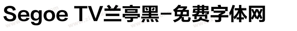 Segoe TV兰亭黑字体转换